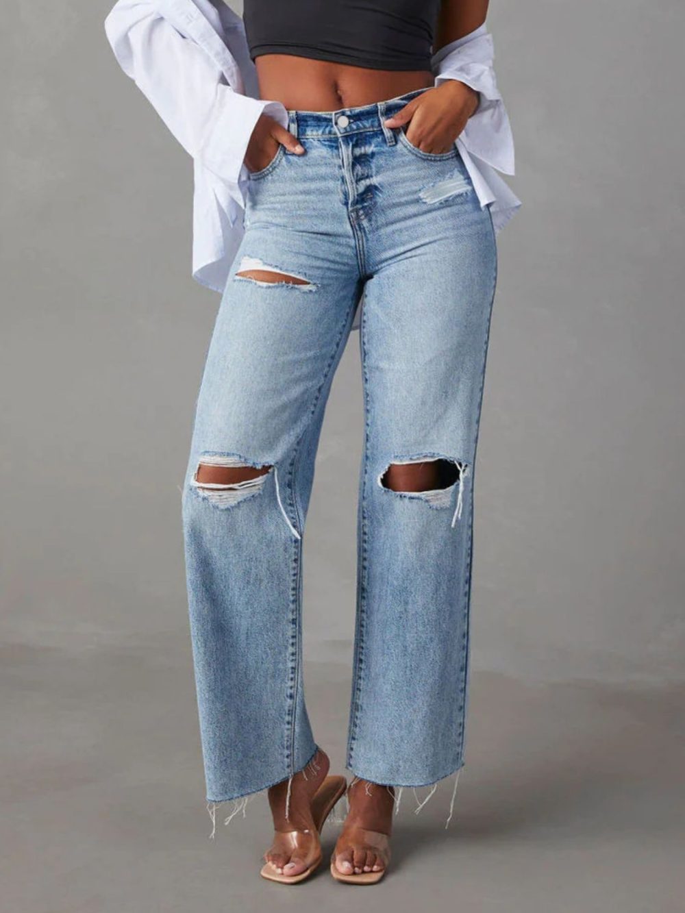 Rebel Heart Wide Leg Jeans